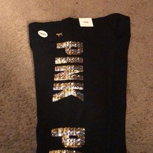 Vs secret leggings bling size small